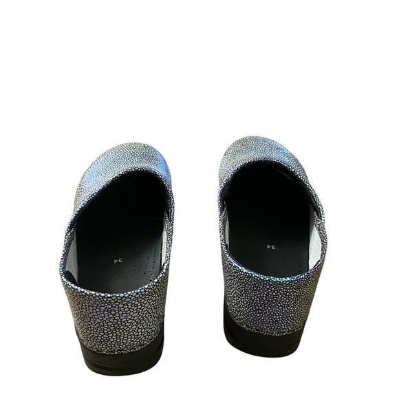 Dansko Clog Nurse Shoes Womens Size Size EU 34 Iridescent Slip On Comfort - Picture 8 of 16